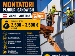 Montatori panouri sandwich structuri metalice - Austria
